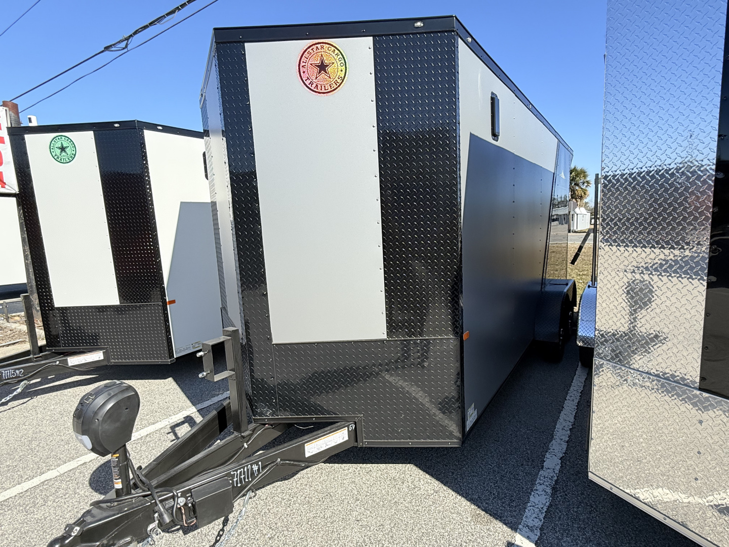 New 2026 Rock Solid Cargo 7x16 Motorcycle Trailer