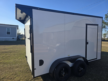 New 2026 Other SOUTH RIVER 6X12 TA Cargo / Enclosed Trailer Blackout Package Rear Spoiler with Lights