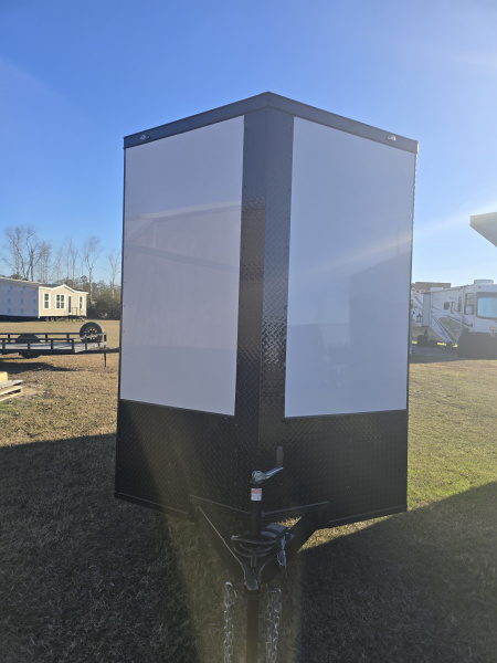 New 2026 Other SOUTH RIVER 6X12 TA Cargo / Enclosed Trailer Blackout Package Rear Spoiler with Lights