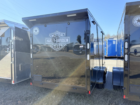 New 2026 Rock Solid Cargo 7x16 Motorcycle Trailer