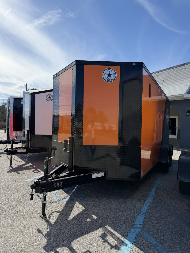 New 2026 Rock Solid Cargo 7x16 Motorcycle Trailer