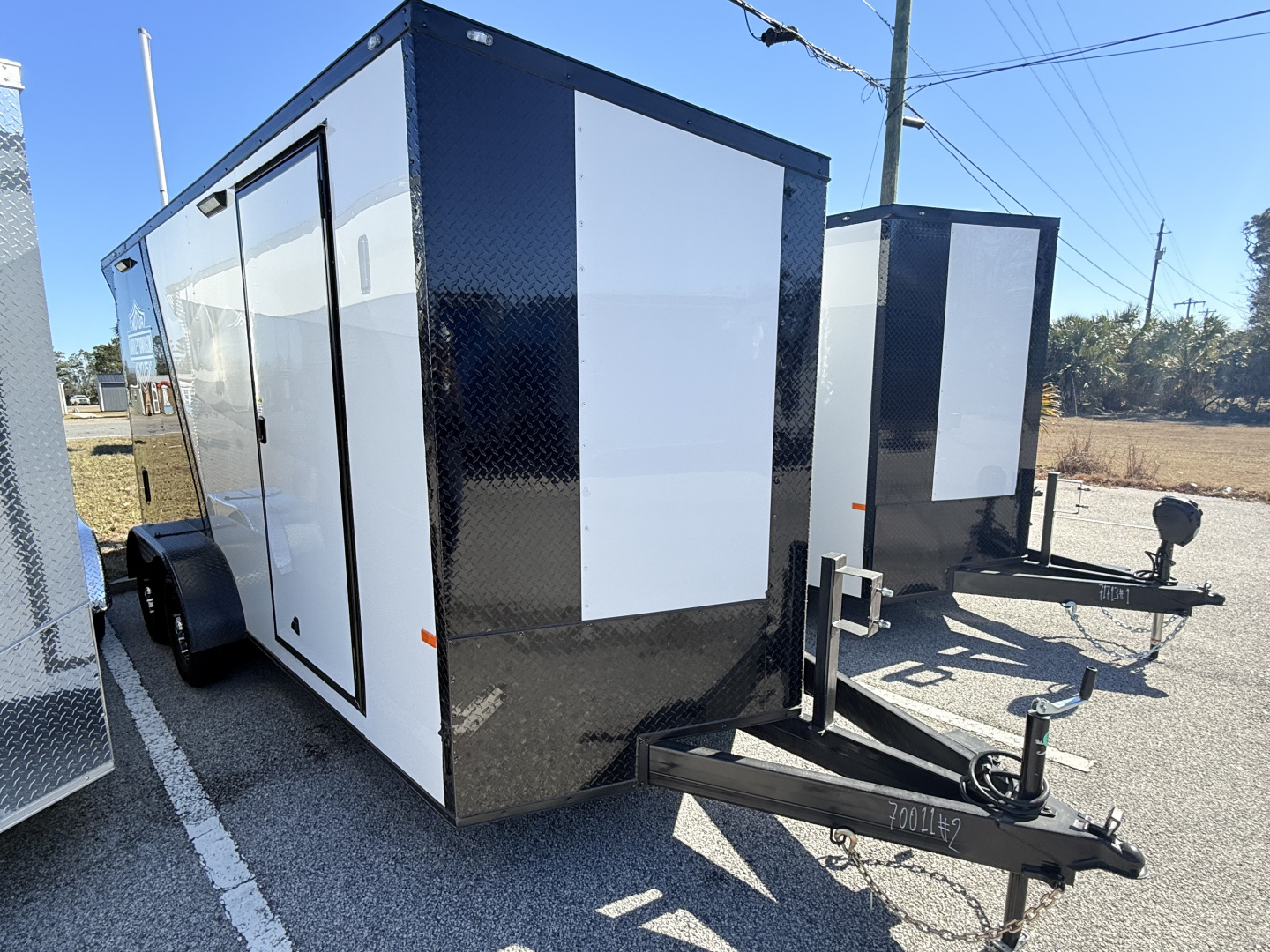 New 2026 Rock Solid Cargo 7x16 Motorcycle Trailer