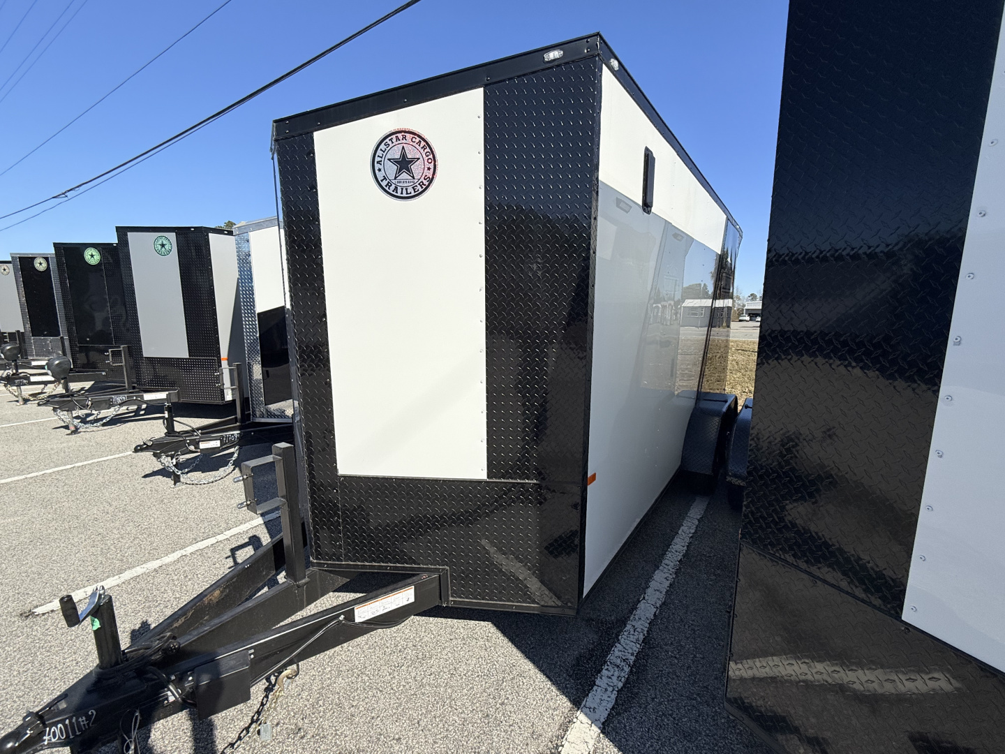 New 2026 Rock Solid Cargo 7x16 Motorcycle Trailer