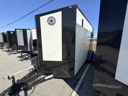 New 2026 Rock Solid Cargo 7x16 Motorcycle Trailer