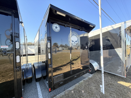 New 2026 Rock Solid Cargo 7x16 Motorcycle Trailer