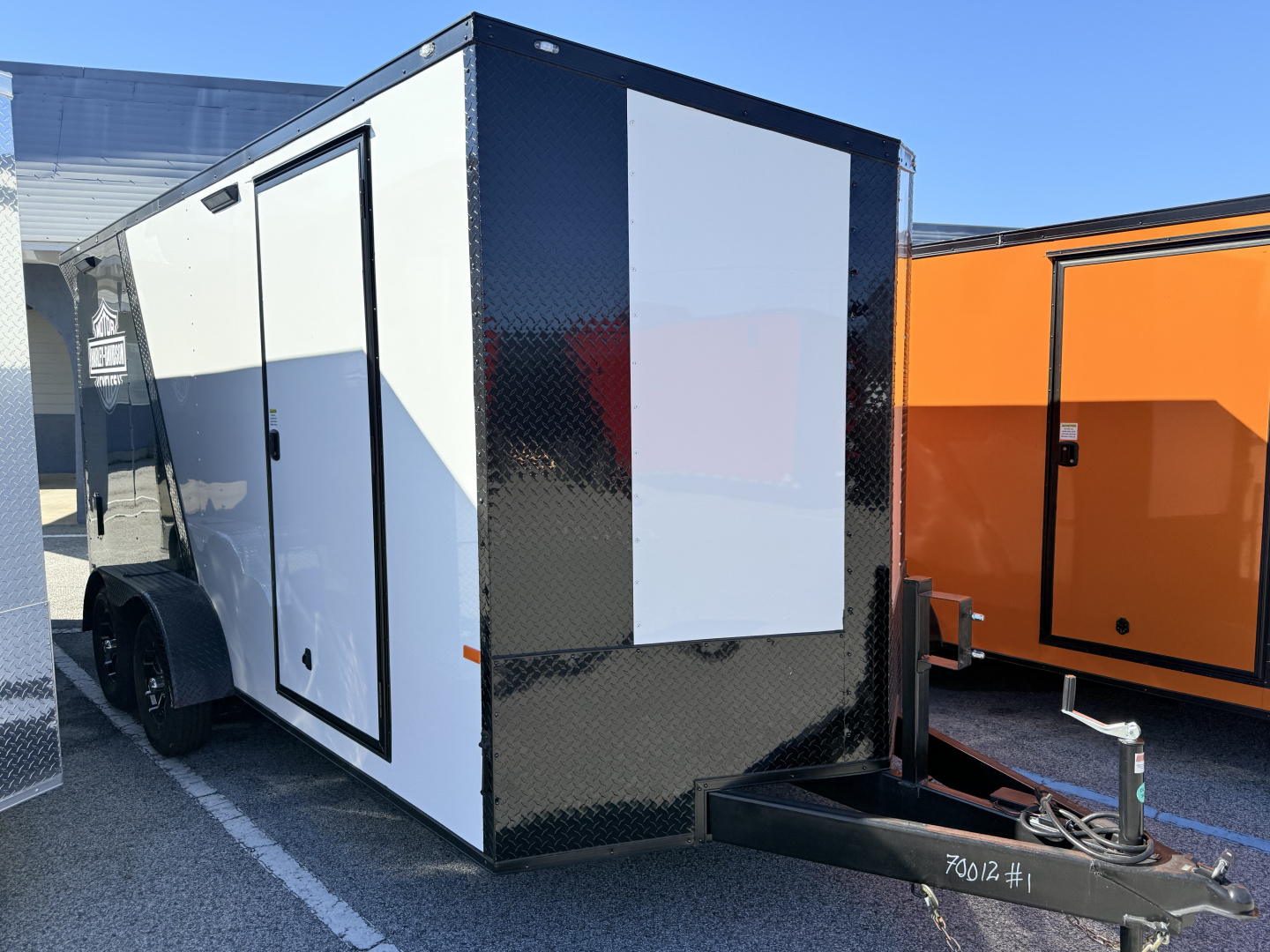 New 2026 Rock Solid Cargo 7x16 Motorcycle Trailer