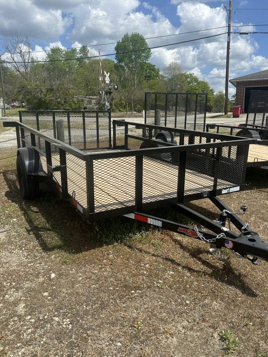 New 76x12 D2E Highside w/ Dovetail Utility Trailer