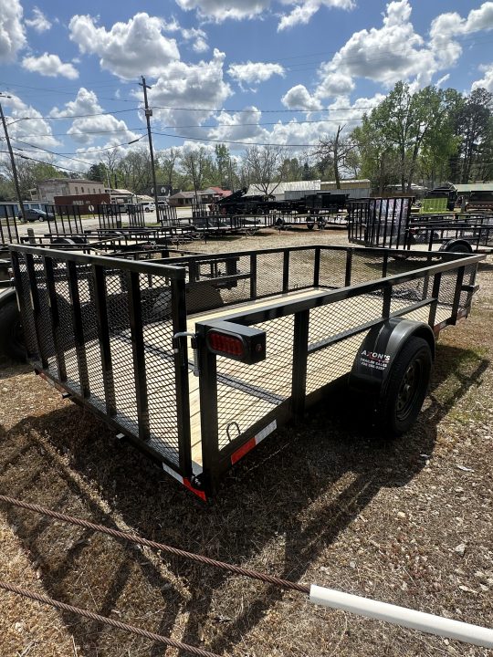 New 76x12 D2E Highside w/ Dovetail Utility Trailer