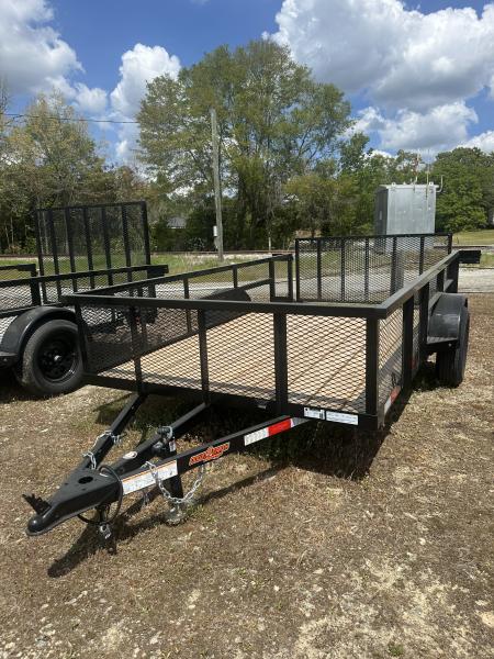 New 76x12 D2E Highside w/ Dovetail Utility Trailer