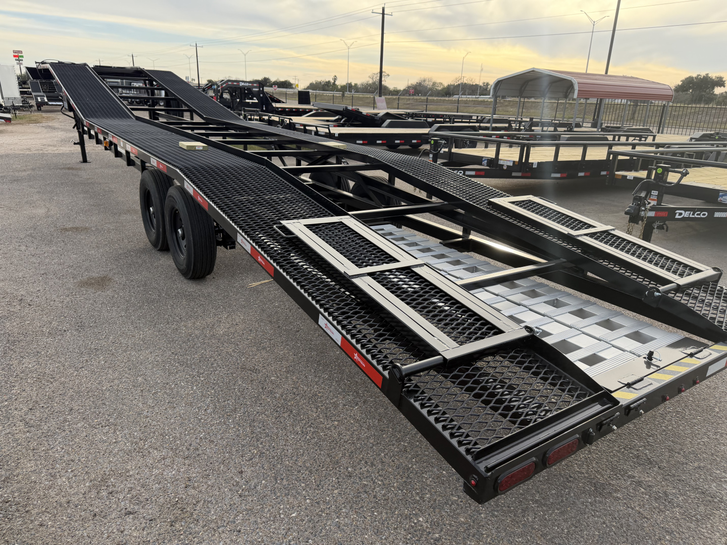 New 2026 5 Star Trailers 48ft Low Pro 3 Car Hauler