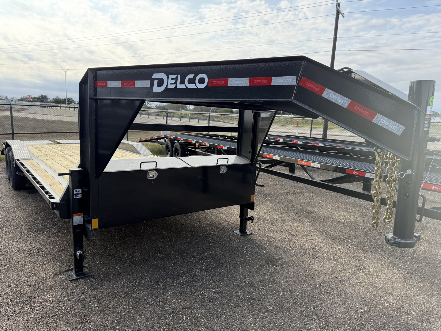 New 2026 Delco Trailers 102x24ft Gooseneck Equipment Trailer