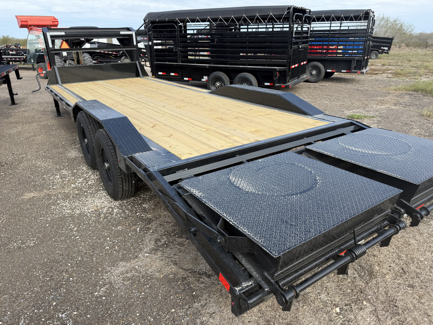 New 2026 Delco Trailers 102x24ft Gooseneck Equipment Trailer