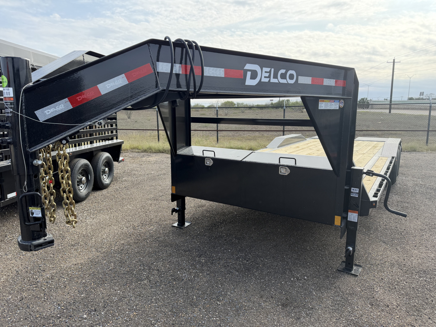 New 2026 Delco Trailers 102x24ft Gooseneck Equipment Trailer