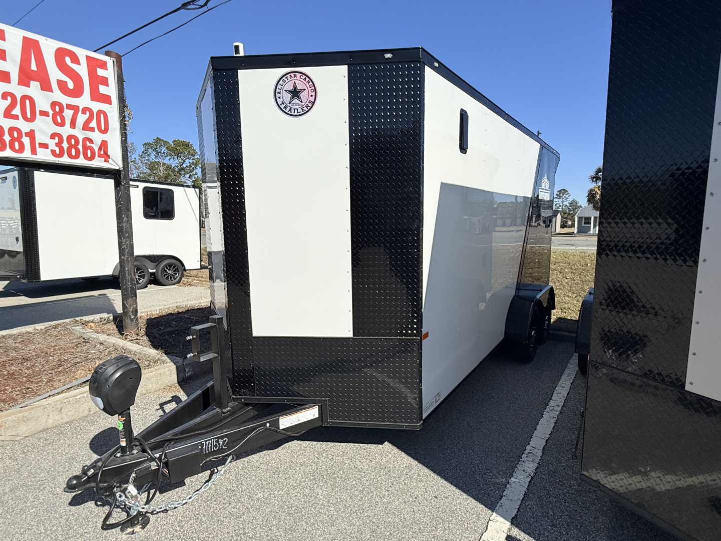 New 2026 Rock Solid Cargo 7x16 Motorcycle Trailer