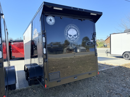 New 2026 Rock Solid Cargo 7x16 Motorcycle Trailer