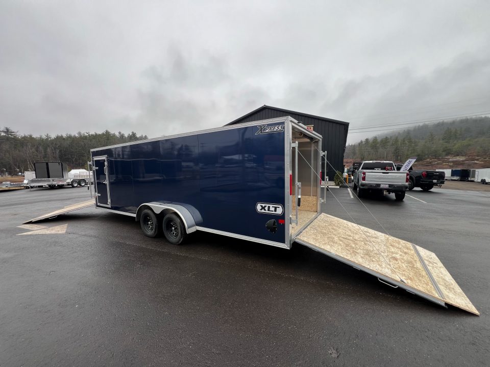 New 2026 High Country 7x22 + 5ft V nose - Snowmobile Trailer/ Four Place / Drive In-Out / All Aluminum - 7000gvw