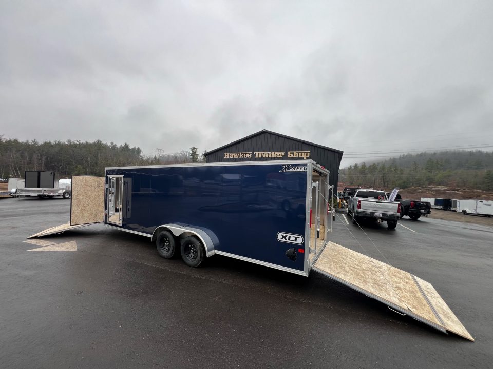 New 2026 High Country 7x22 + 5ft V nose - Snowmobile Trailer/ Four Place / Drive In-Out / All Aluminum - 7000gvw