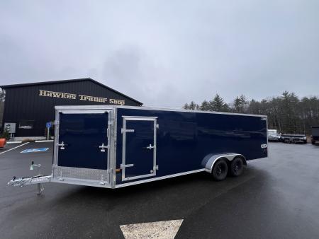 New 2026 High Country 7x22 + 5ft V nose - Snowmobile Trailer/ Four Place / Drive In-Out / All Aluminum - 7000gvw