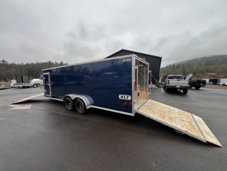 New 2026 High Country 7x22 + 5ft V nose - Snowmobile Trailer/ Four Place / Drive In-Out / All Aluminum - 7000gvw