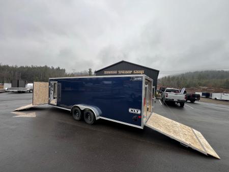 New 2026 High Country 7x22 + 5ft V nose - Snowmobile Trailer/ Four Place / Drive In-Out / All Aluminum - 7000gvw