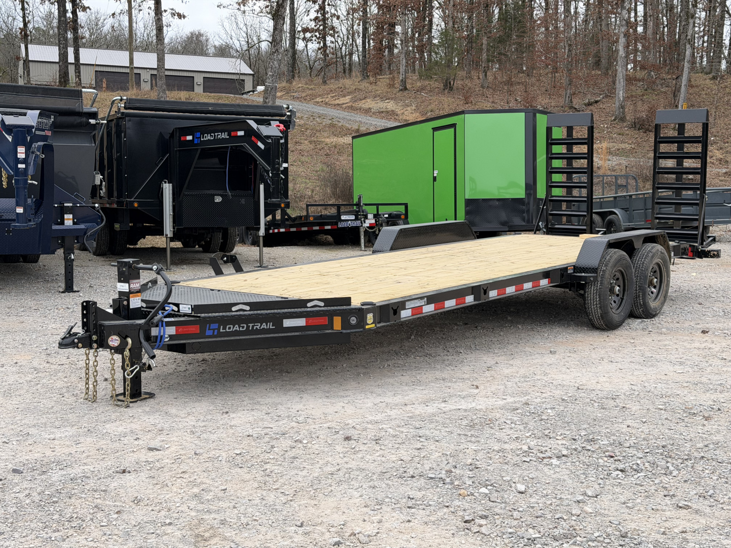 New 2026 Load Trail CB6 83X22' Equipment Trailer STAND UP RAMPS 14K GVWR