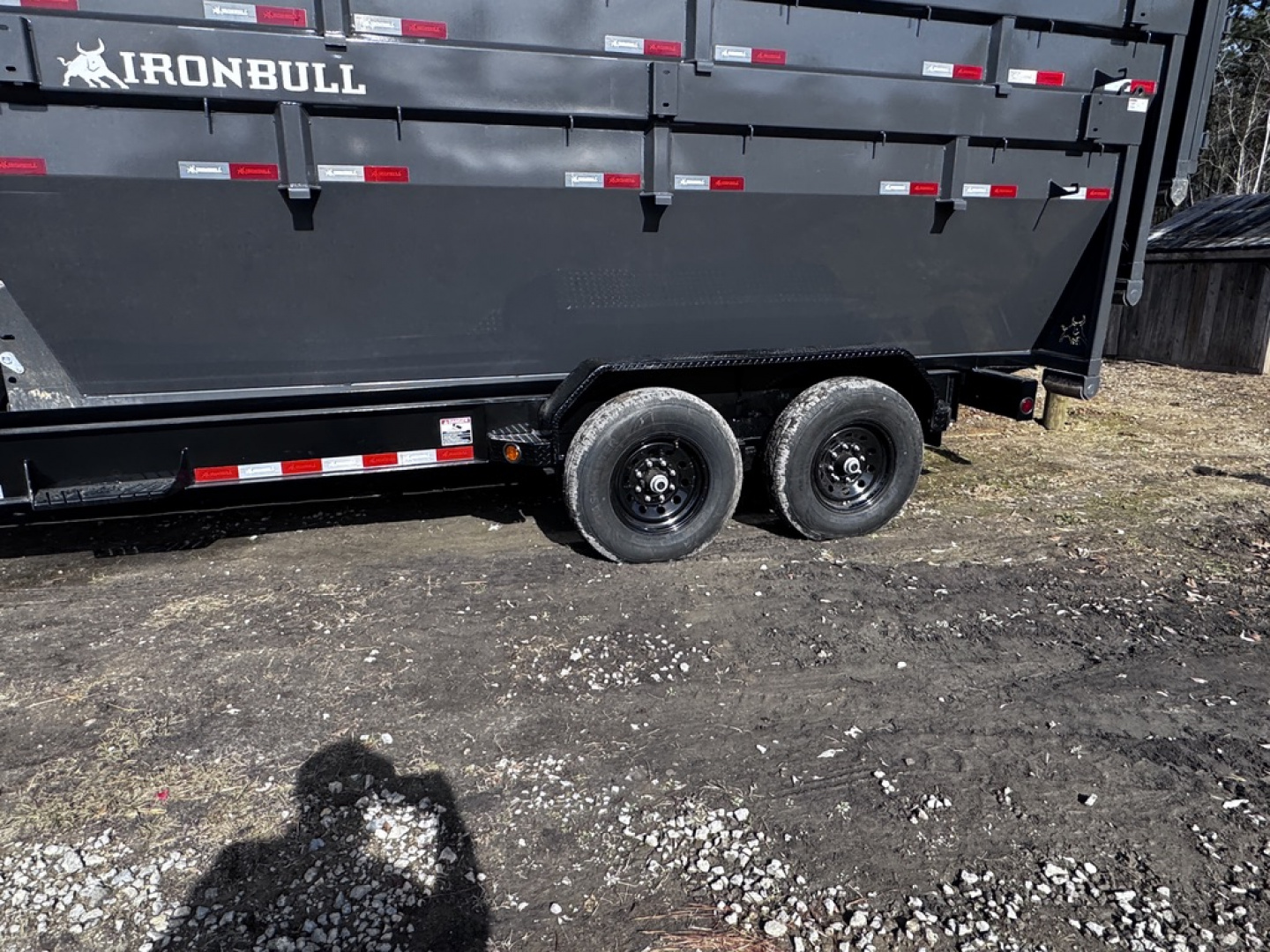 New 2026 Iron Bull 83X16 Bumper pull DUMP BIN TRAILER 14K 3 bin Package