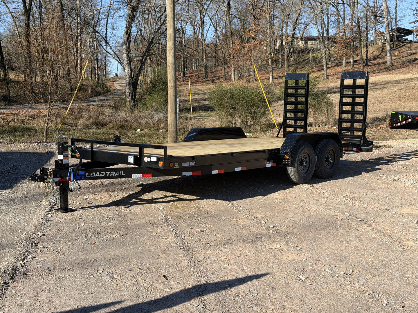 New 2026 Load Trail CH 83X20 Equipment Trailer STAND UP RAMPS 14K GVWR