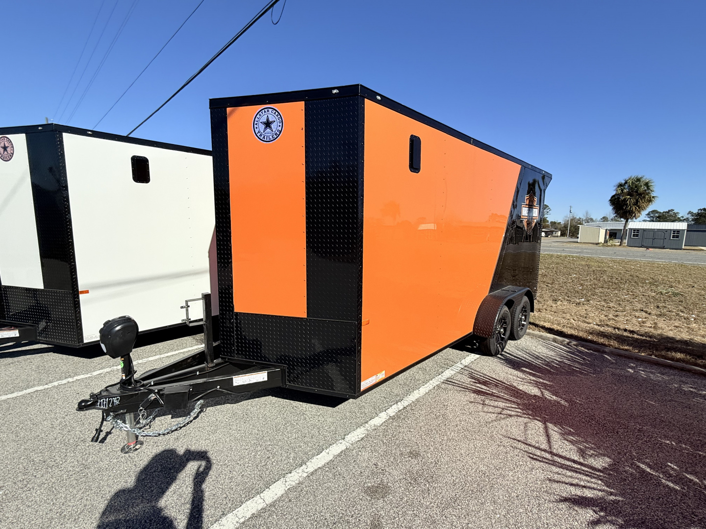 New 2026 Rock Solid Cargo 7x16TA Motorcycle Trailer