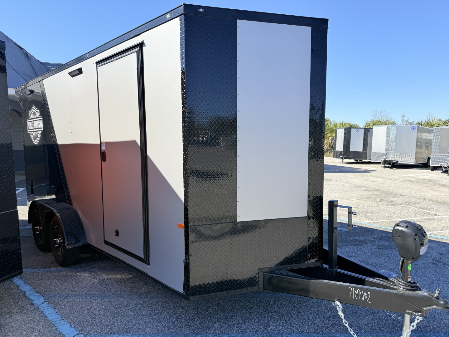 New 2026 Rock Solid Cargo 7x16 Motorcycle Trailer