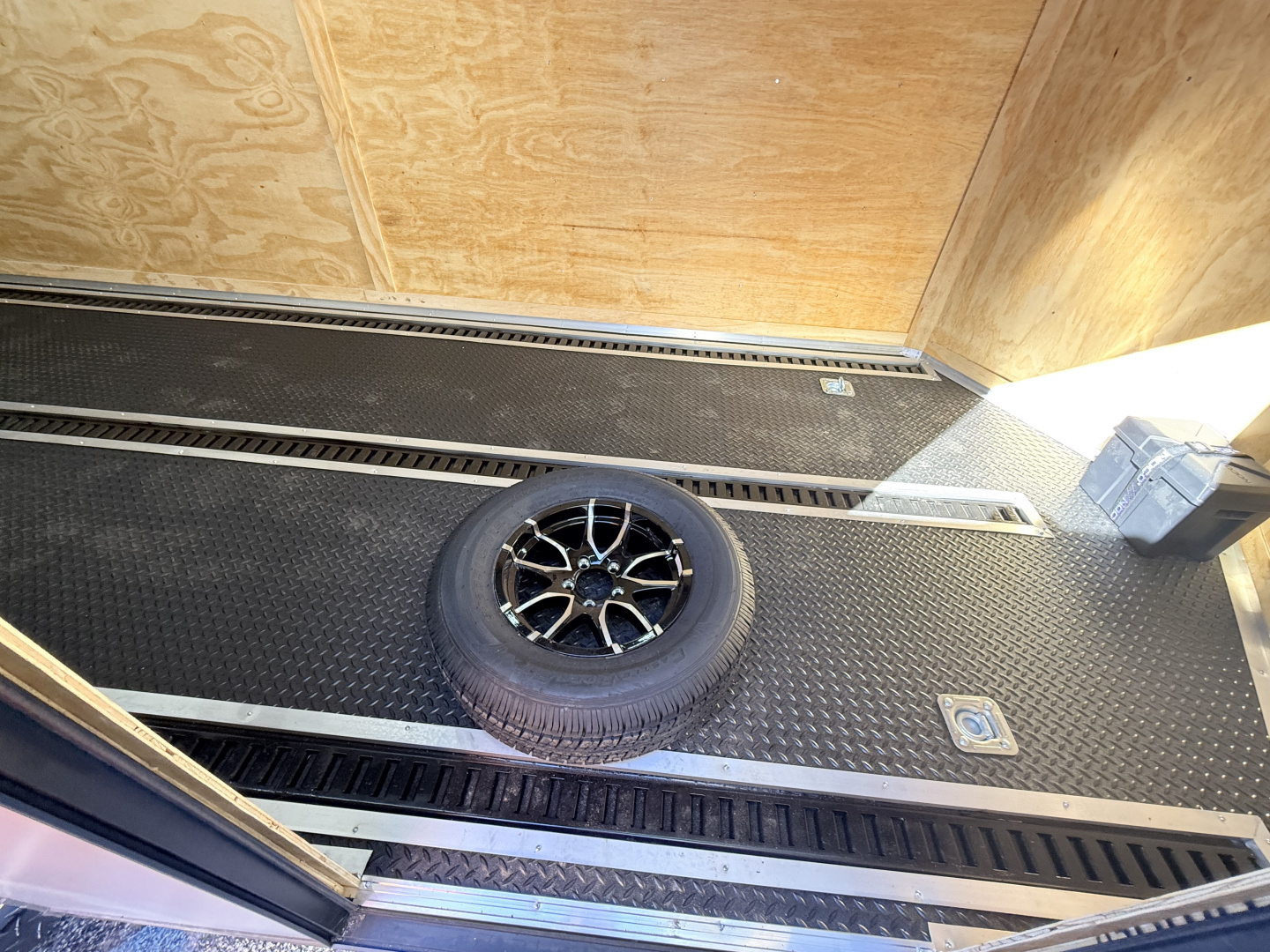 New 2026 Rock Solid Cargo 7x16 Motorcycle Trailer