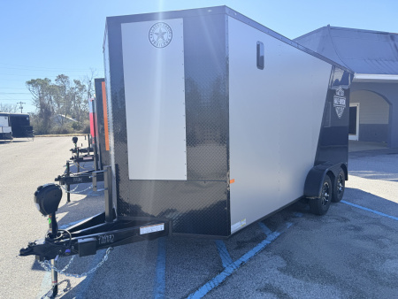 New 2026 Rock Solid Cargo 7x16 Motorcycle Trailer