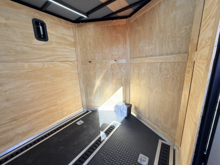 New 2026 Rock Solid Cargo 7x16 Motorcycle Trailer