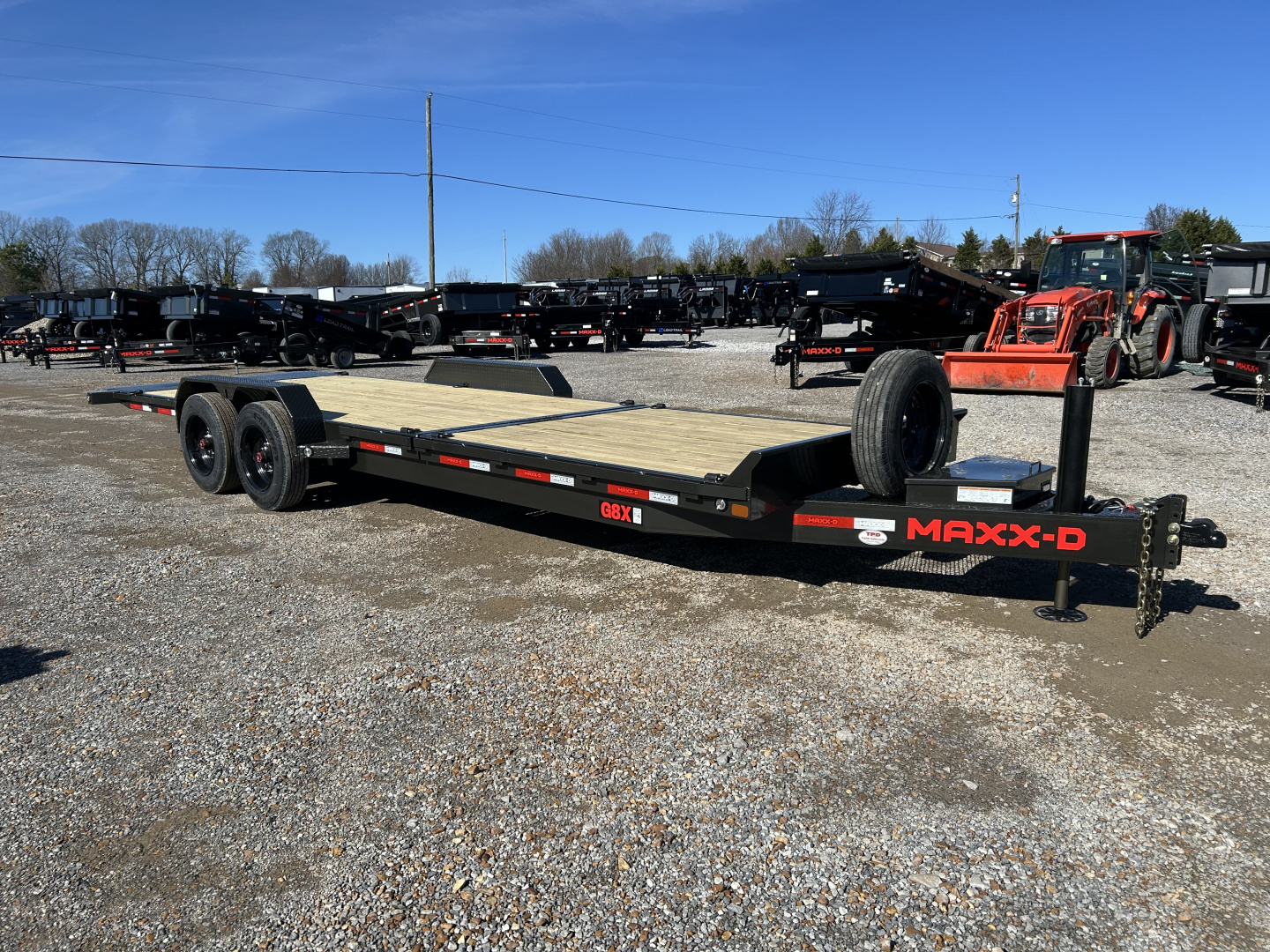 New 2026 MAXXD 83" X 24' 17.5K Tilt Equipment Trailer