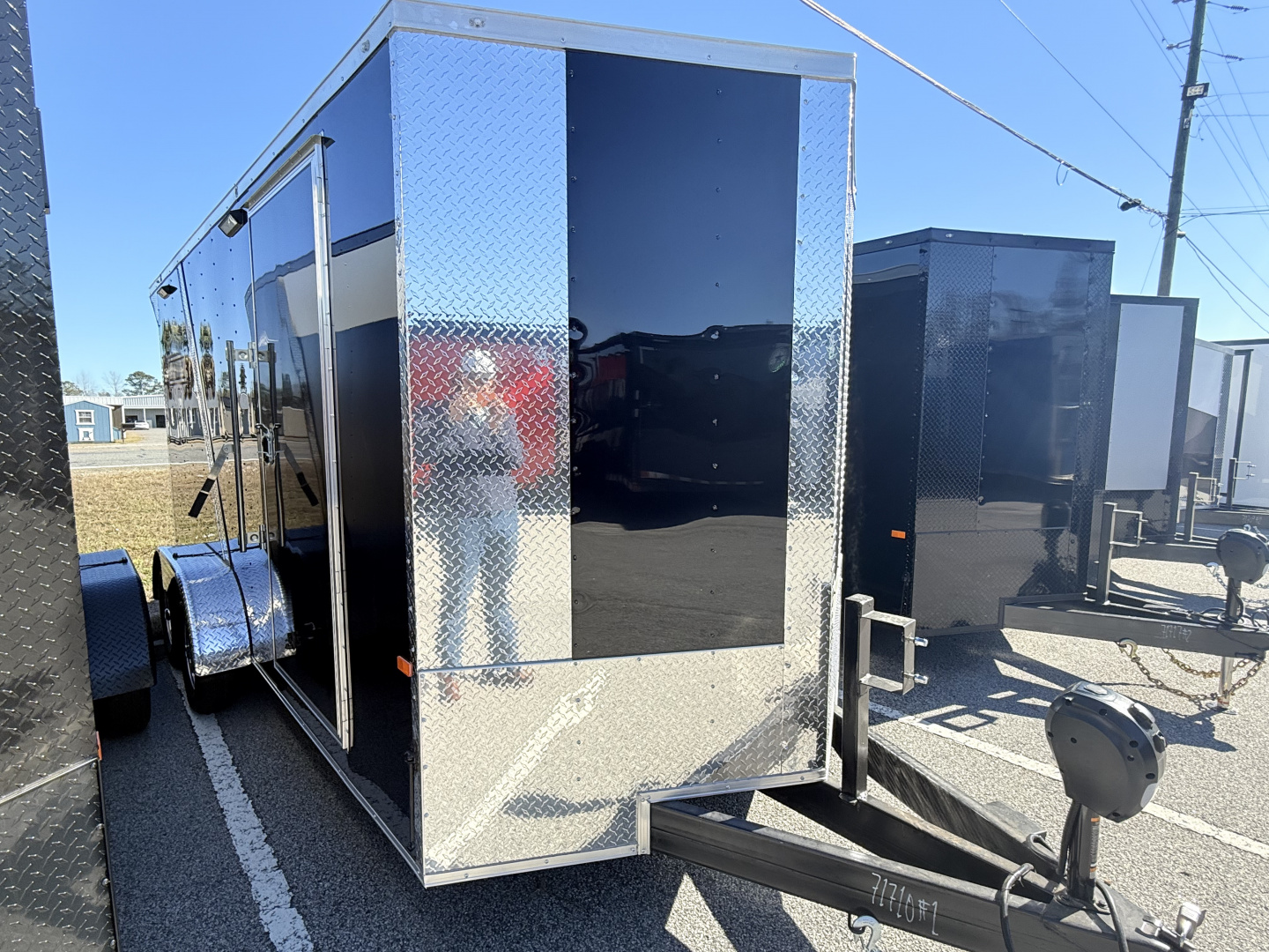 New 2026 Rock Solid Cargo 7x16 Motorcycle Trailer