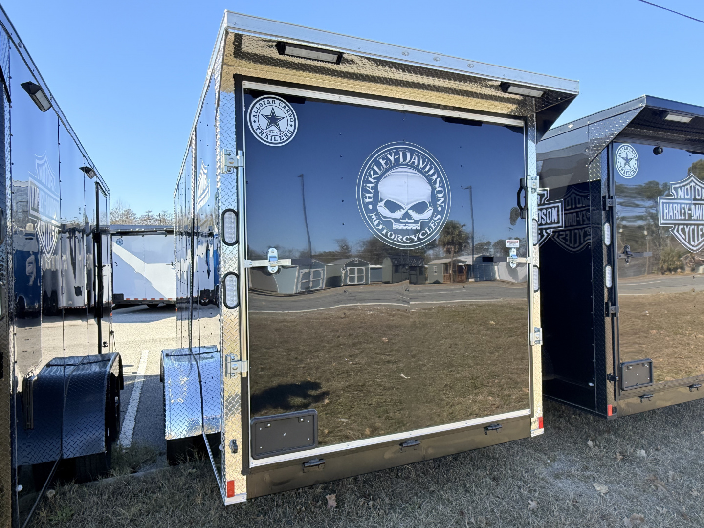 New 2026 Rock Solid Cargo 7x16 Motorcycle Trailer