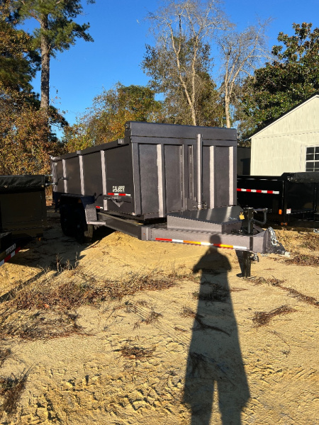 New 2025 Caliber Trailer Mfg 7x16 TA Dump Trailer