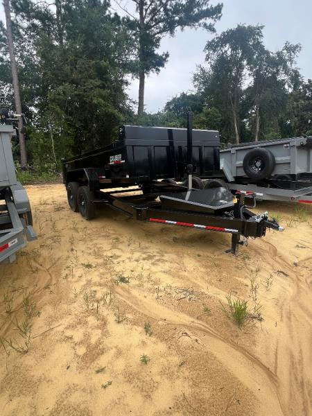 New 2026 Caliber Trailer Mfg 7x16 TA Dump Trailer