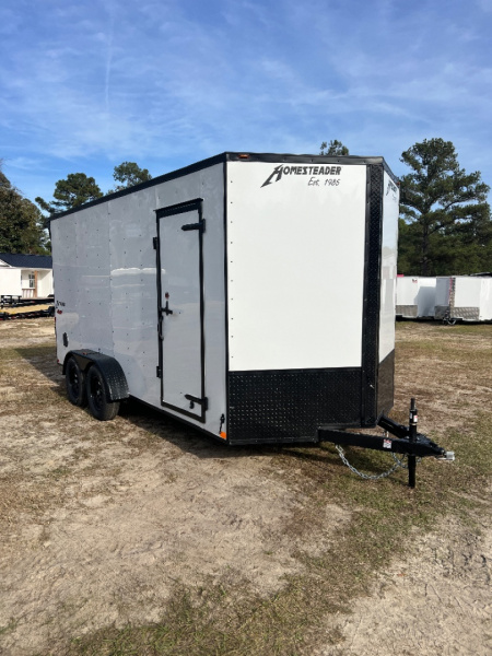 New 2026 Homesteader Trailer 7x16 TA Cargo / Enclosed Trailer