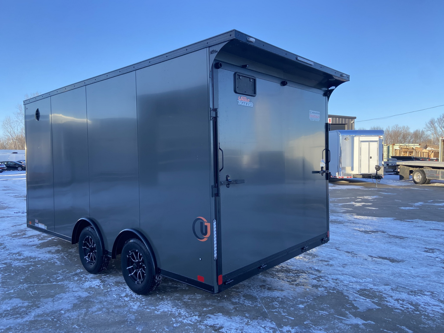 New United Trailers UJ Cargo Enclosed Trailer 16'