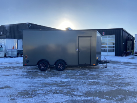 New United Trailers UJ Cargo Enclosed Trailer 16'