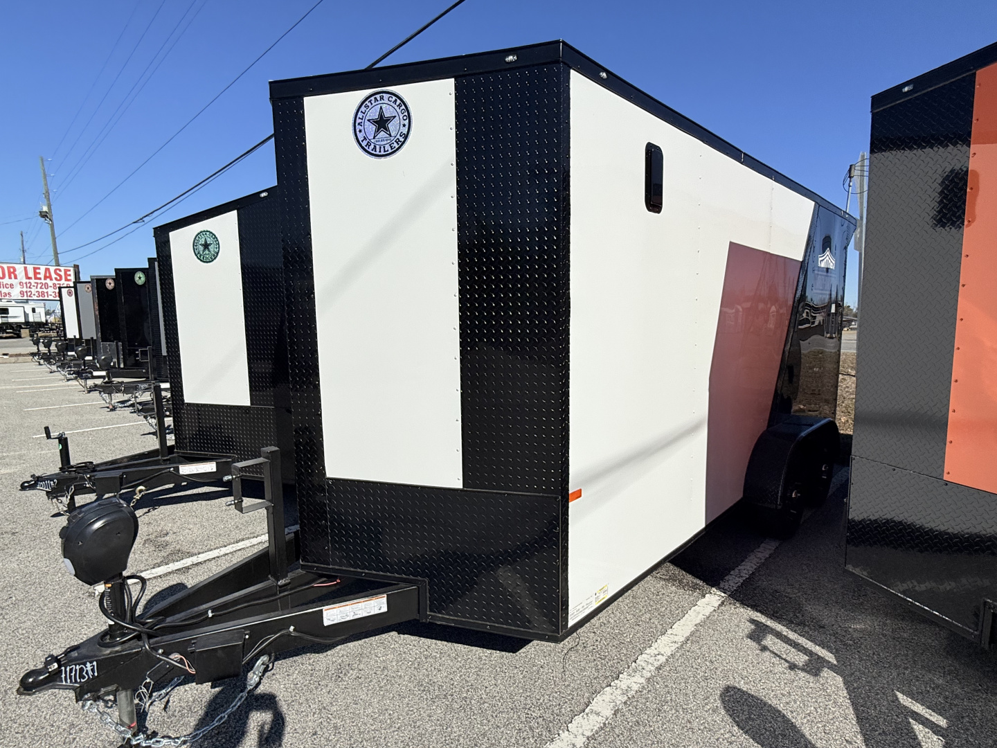 New 2026 Rock Solid Cargo 7x16 Motorcycle Trailer