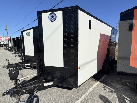 New 2026 Rock Solid Cargo 7x16 Motorcycle Trailer