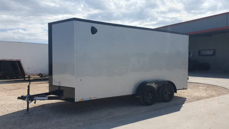 New 2026 Compass 7'x16' Enclosed Cargo Trailer - Indigo DLX