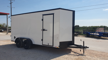 New 2026 Compass 7'x16' Enclosed Cargo Trailer - Indigo DLX