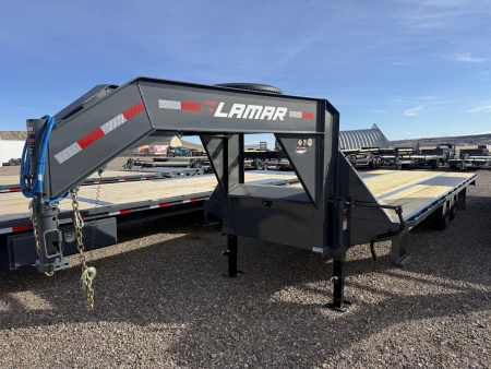 New 2026 Lamar 25' Gooseneck Deckover Trailer 20K