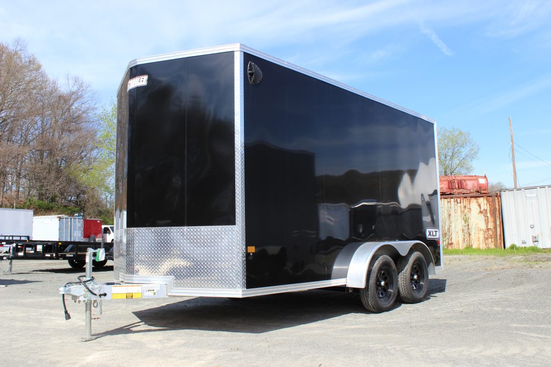 New 2026 E-Z Hauler 7x14 Aluminum Enclosed Cargo Trailer