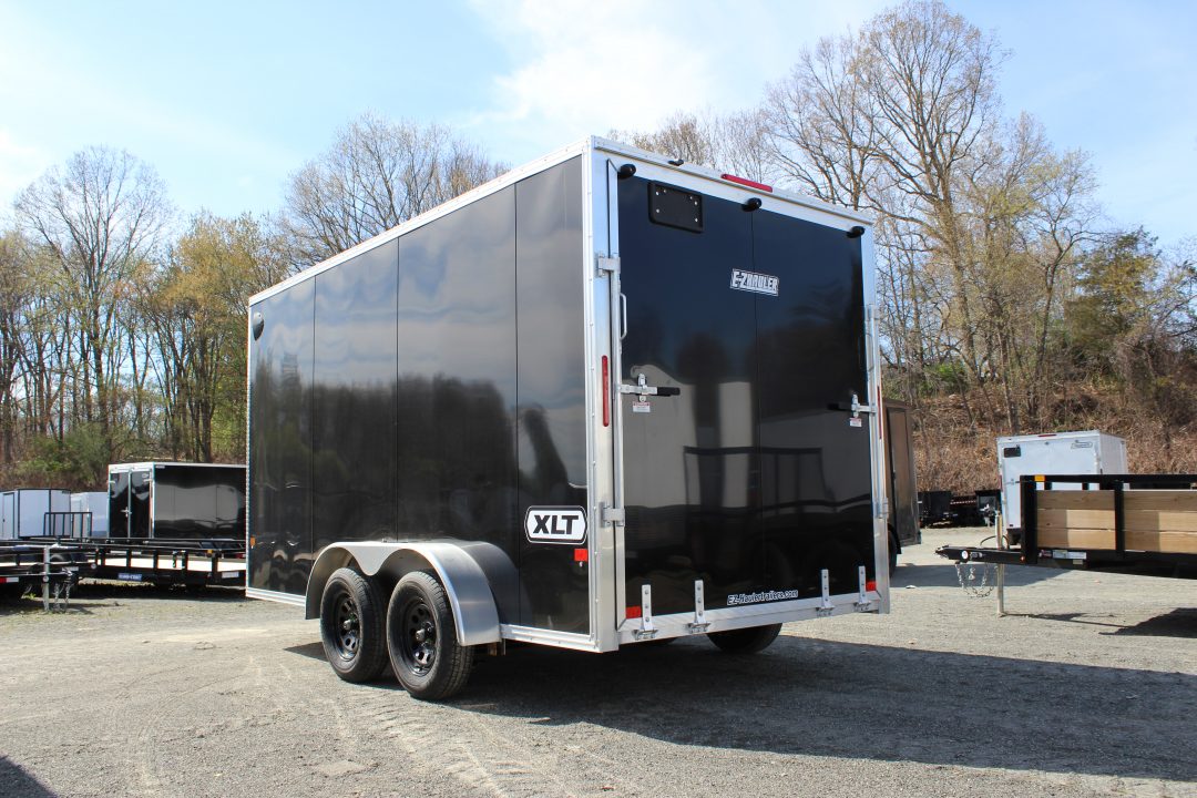 New 2026 E-Z Hauler 7x14 Aluminum Enclosed Cargo Trailer