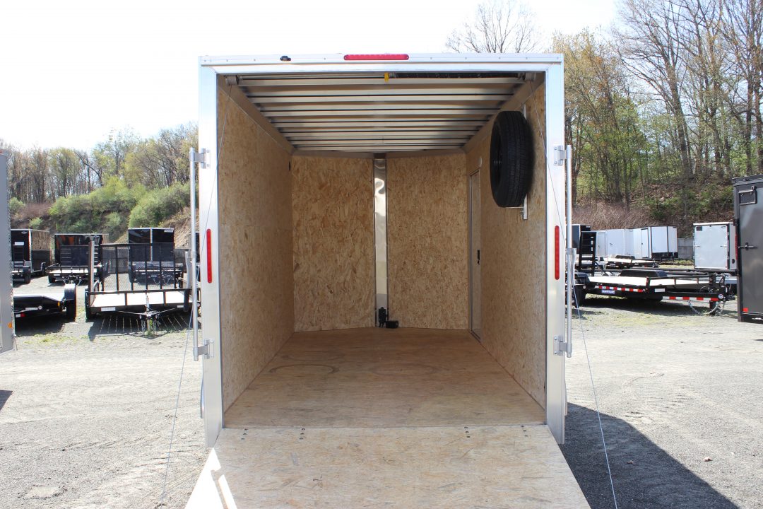 New 2026 E-Z Hauler 7x14 Aluminum Enclosed Cargo Trailer