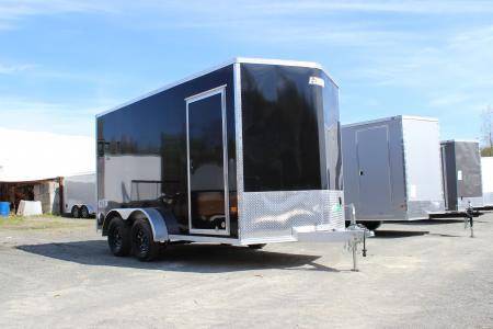 New 2026 E-Z Hauler 7x14 Aluminum Enclosed Cargo Trailer