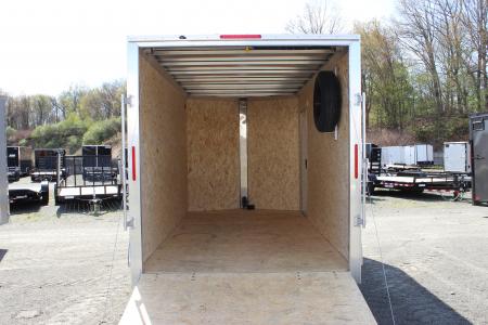 New 2026 E-Z Hauler 7x14 Aluminum Enclosed Cargo Trailer